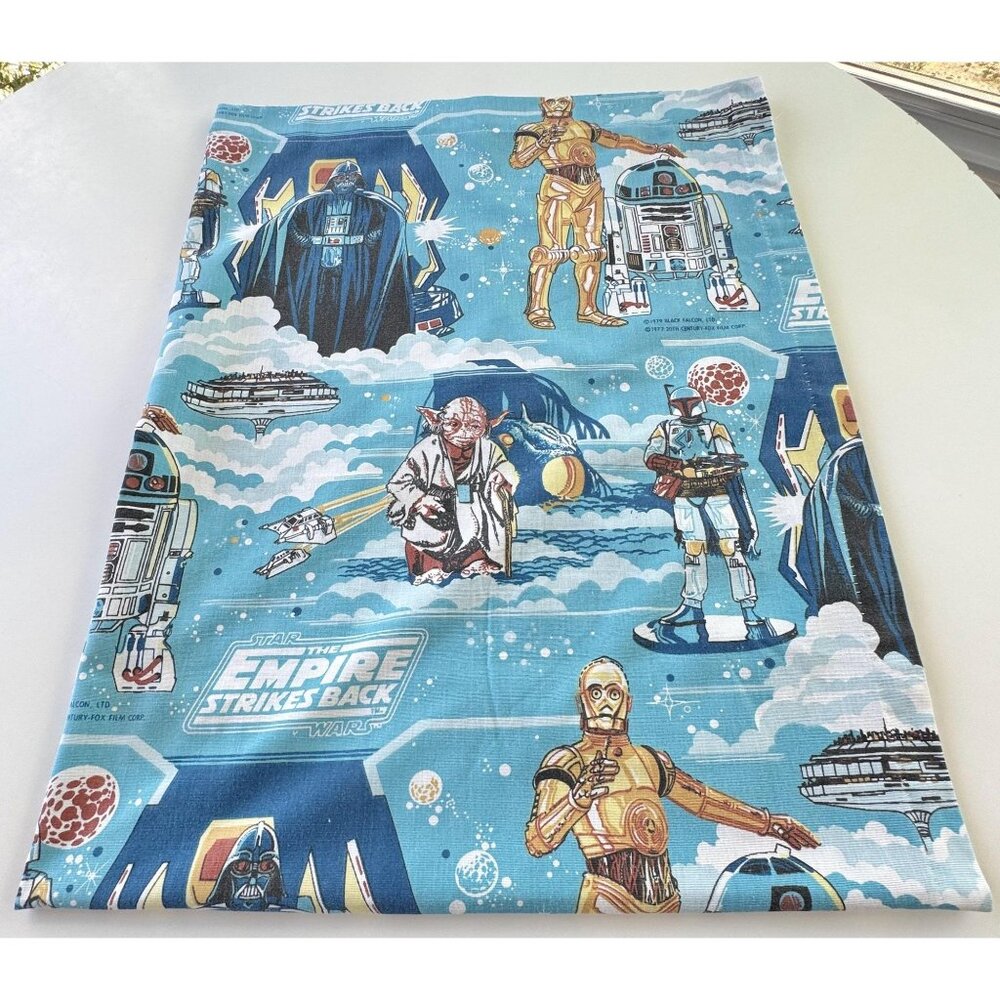 Vintage Star Wars curtain, 1979 licensed Empire Strikes Back, single panel